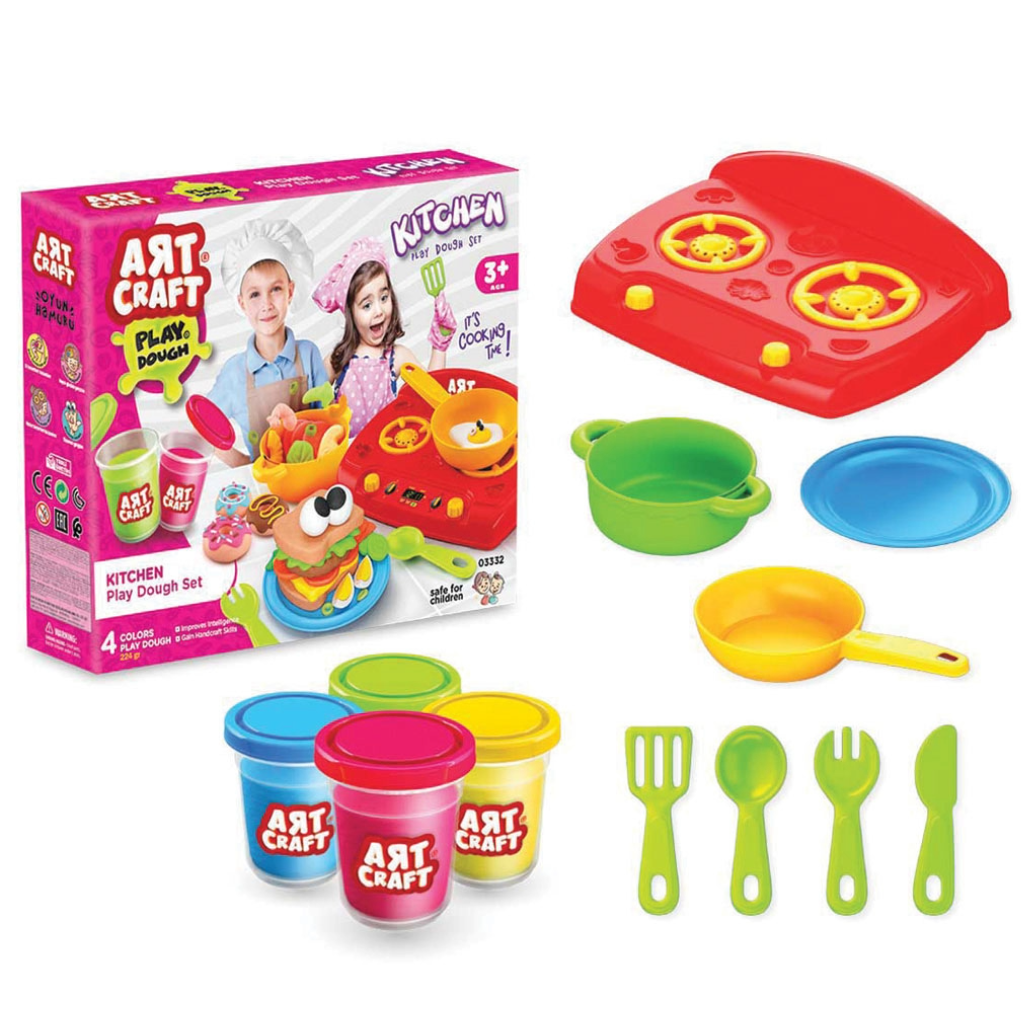 Oyun Hamuru ve Slime, Dede, Art Craft Mutfak Hamur Seti