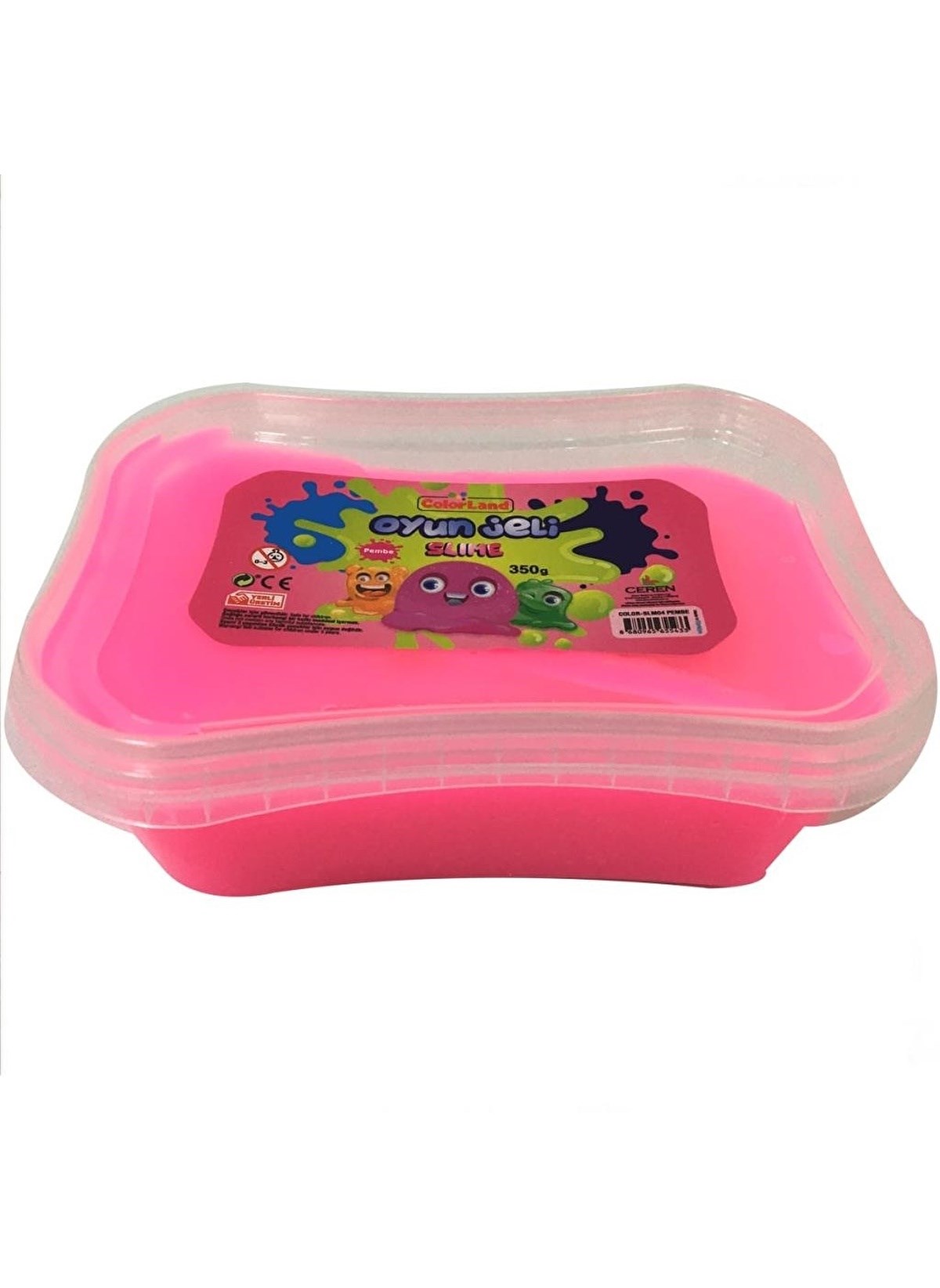 Oyun Hamuru ve Slime, Ceren, Colorland Oyun Jeli Slime 350 gr Pembe