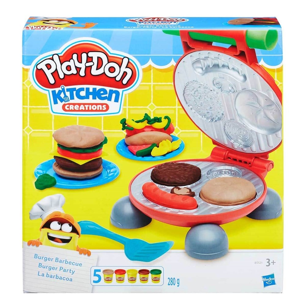 Oyun Hamuru ve Slime, Play-Doh, Play Doh Burger Seti Oyun Hamuru B5521