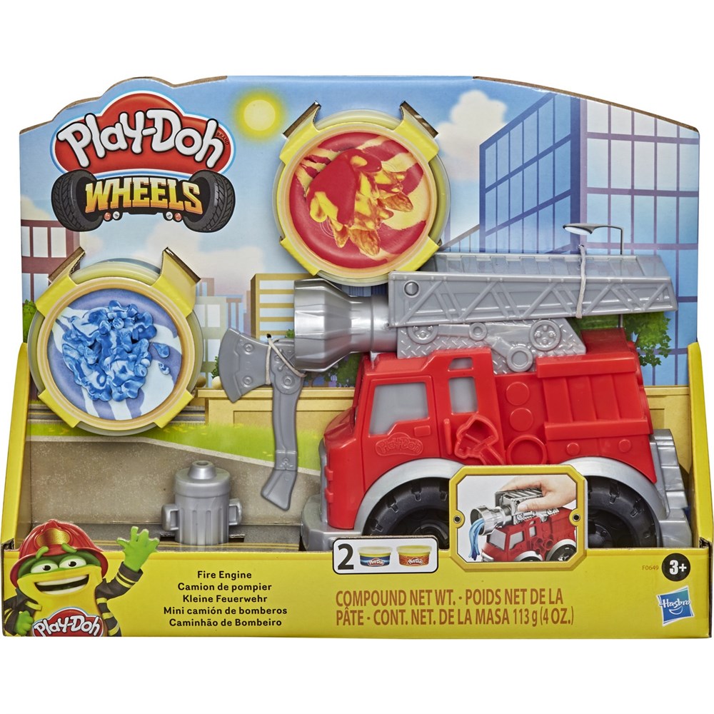Oyun Hamuru ve Slime, Play-Doh, Play-Doh Çalışkan İtfaiye Arabası Oyun Hamuru Seti F0649