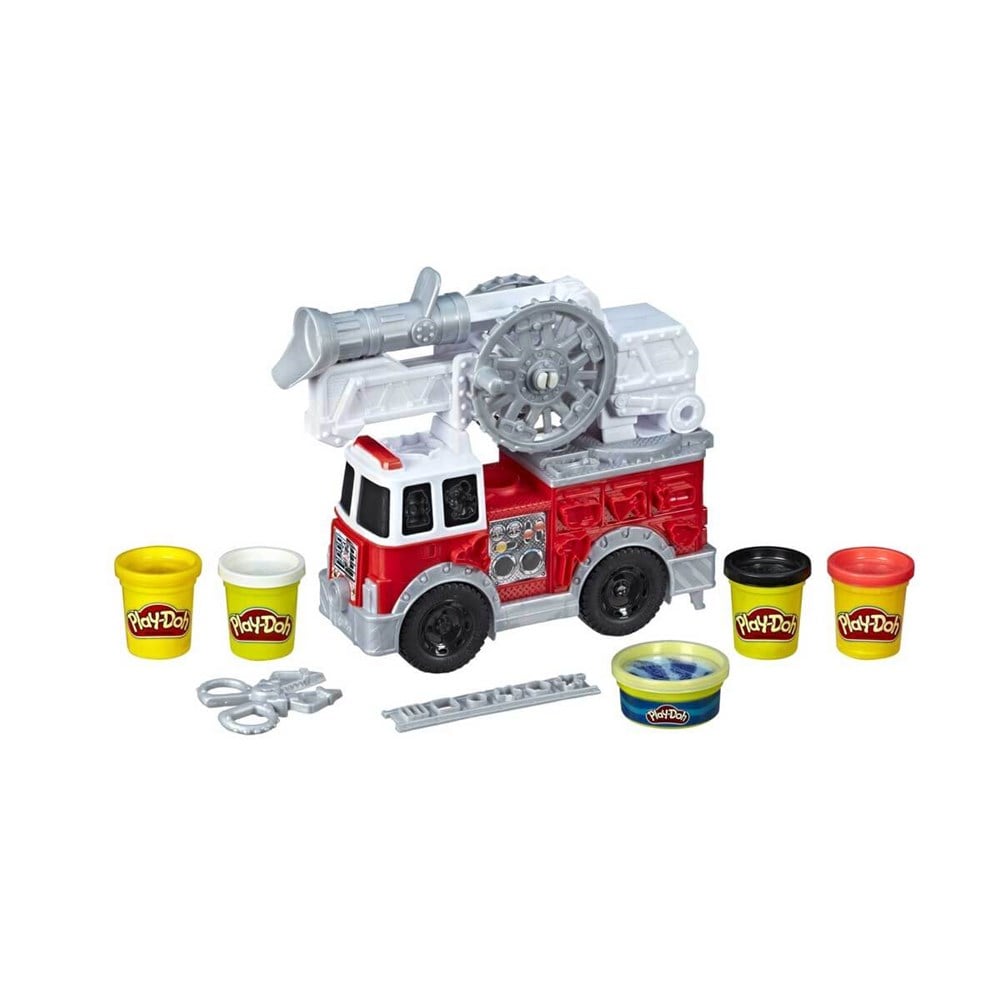 Oyun Hamuru ve Slime, Play-Doh, Play Doh Çalışkan İtfaiye Aracı Oyun Hamur Seti E6103