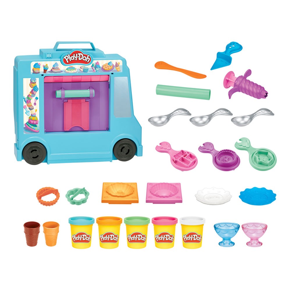 Oyun Hamuru ve Slime, Play-Doh, Play-Doh Dondurma Arabası F1390