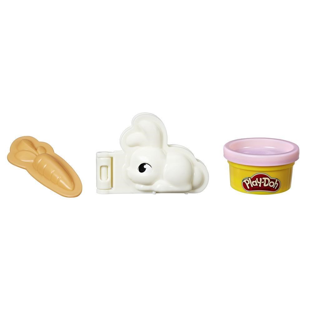 Oyun Hamuru ve Slime, Play-Doh, Play Doh Mini Hayvan Araçları E2124 E2236 Tavşan