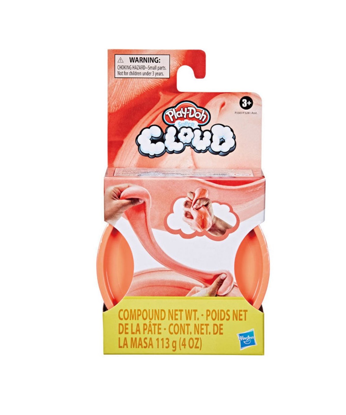Oyun Hamuru ve Slime, Play-Doh, Play Doh Super Cloud Bulut Hamur F3281 F5507 Turuncu
