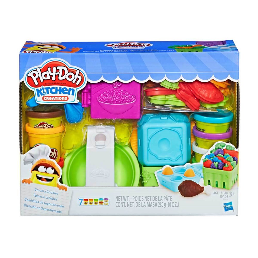 Oyun Hamuru ve Slime, Play-Doh, Play Doh Süpermarket Oyun Hamuru Seti Seti E1936
