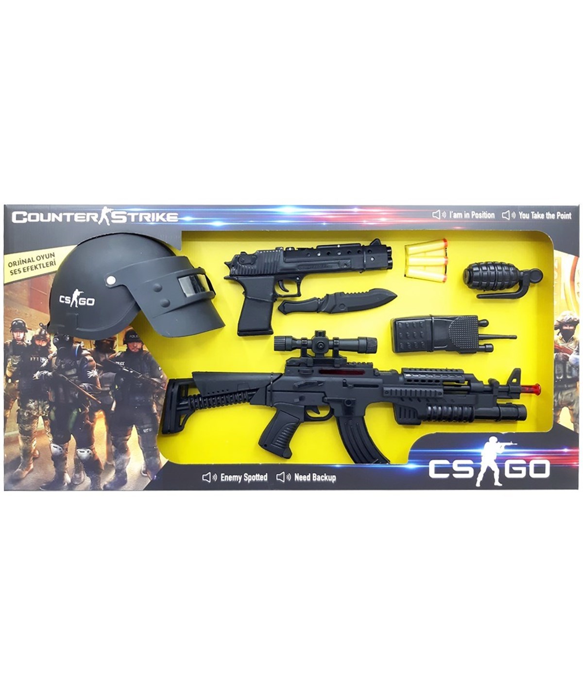 Oyuncak Silahlar, ERDEM, Cs Go Counter Strike Silah Ve Tehçizat Oyun Seti ER-120