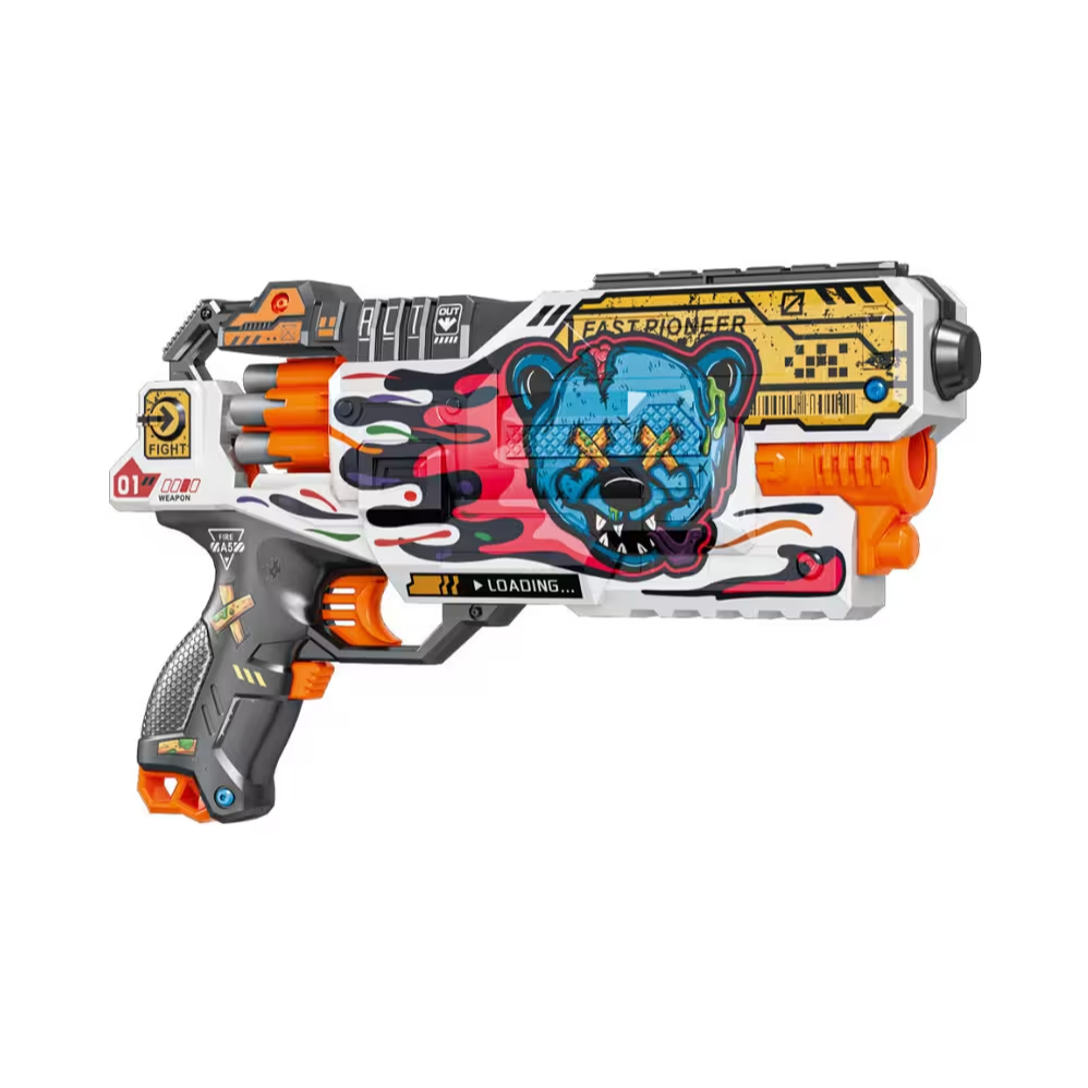 Oyuncak Silahlar, Harika Kanatlar, Fast Pioneer Wild Bear 24 Mermili Dart Atan Tabanca