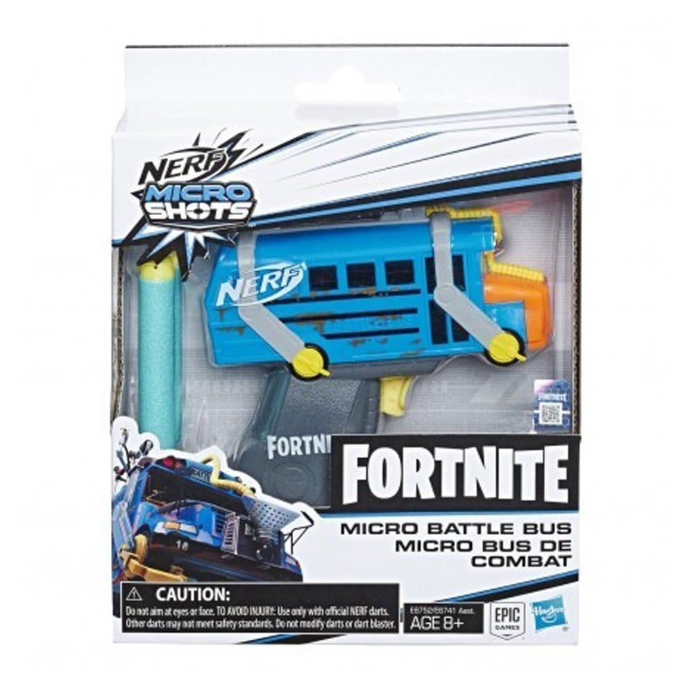 Oyuncak Silahlar, Nerf, Nerf Fortnite Micro Shots Dart Firing Bus E6741 E6752