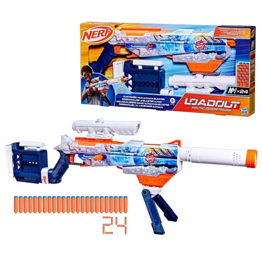 Oyuncak Silahlar, Nerf, Nerf Loadout Artic Zerostriker G1763