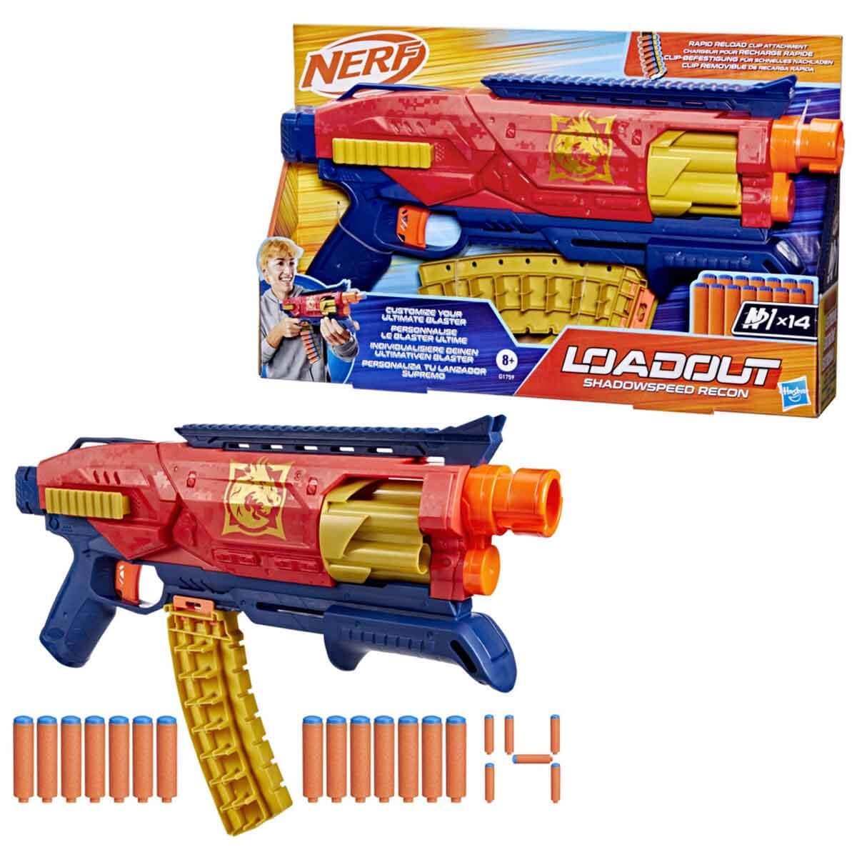 Oyuncak Silahlar, Nerf, Nerf Loadout Shadowspeed Recon G1759