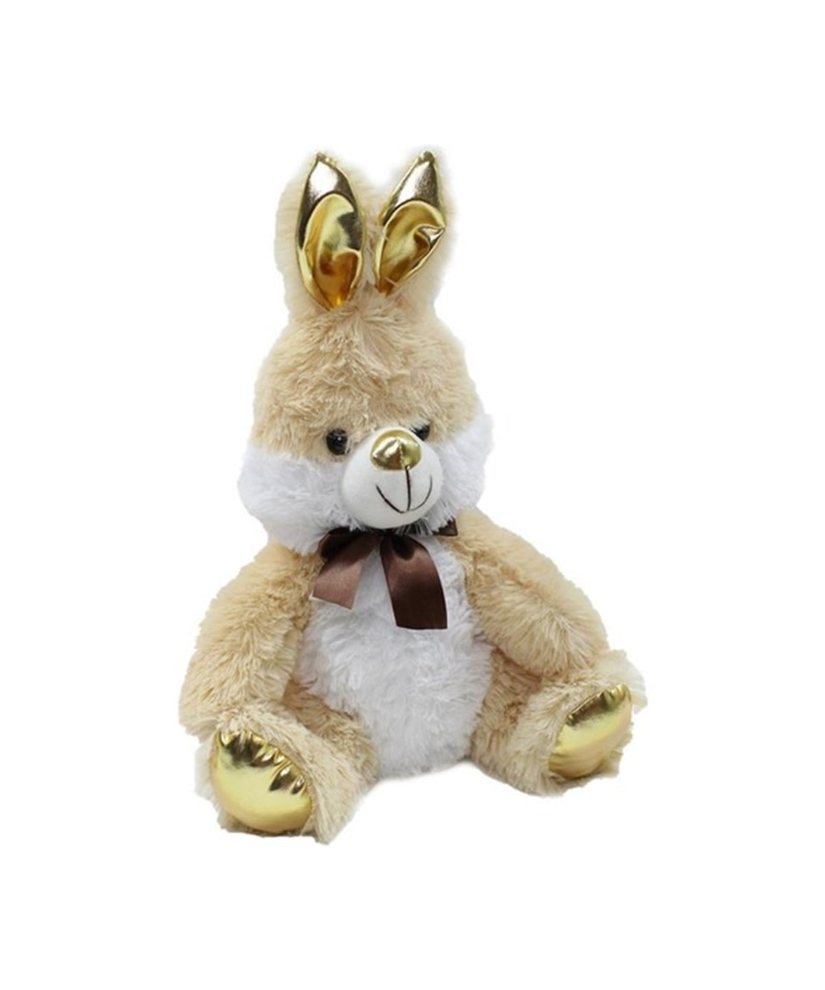 Peluş Hayvanlar, Halley, Halley Parlak Peluş Tavşan 60 cm 25057 Açık Kahve