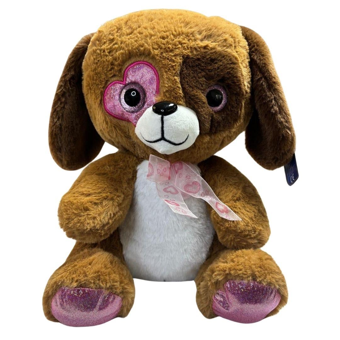 Peluş Hayvanlar, Halley, Halley Peluş Kalp Gözlü Hayvanlar 35 cm 22674 Köpek