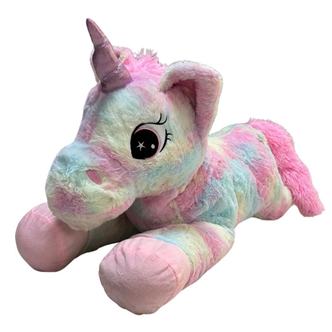 Peluş Hayvanlar, Halley, Halley Peluş Yatan Unicorn 100 cm 28980 Renkli