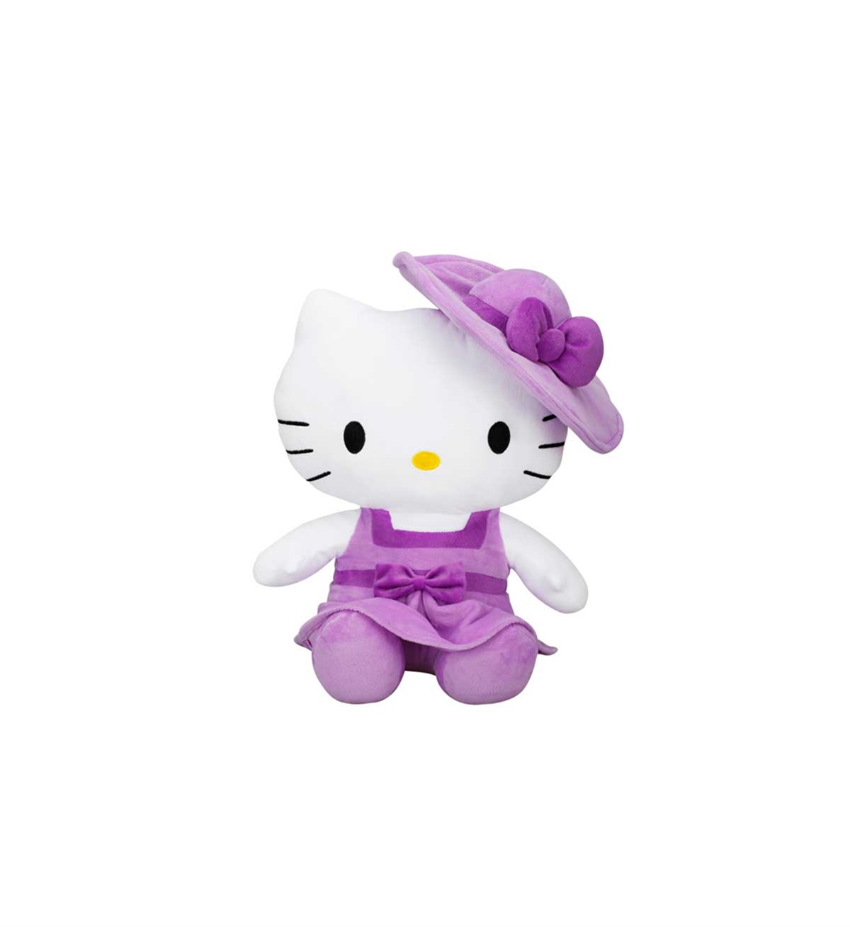 Peluş Hayvanlar, Sunman, Hello Kitty Şapkalı Peluş 36 cm 20890 Mor