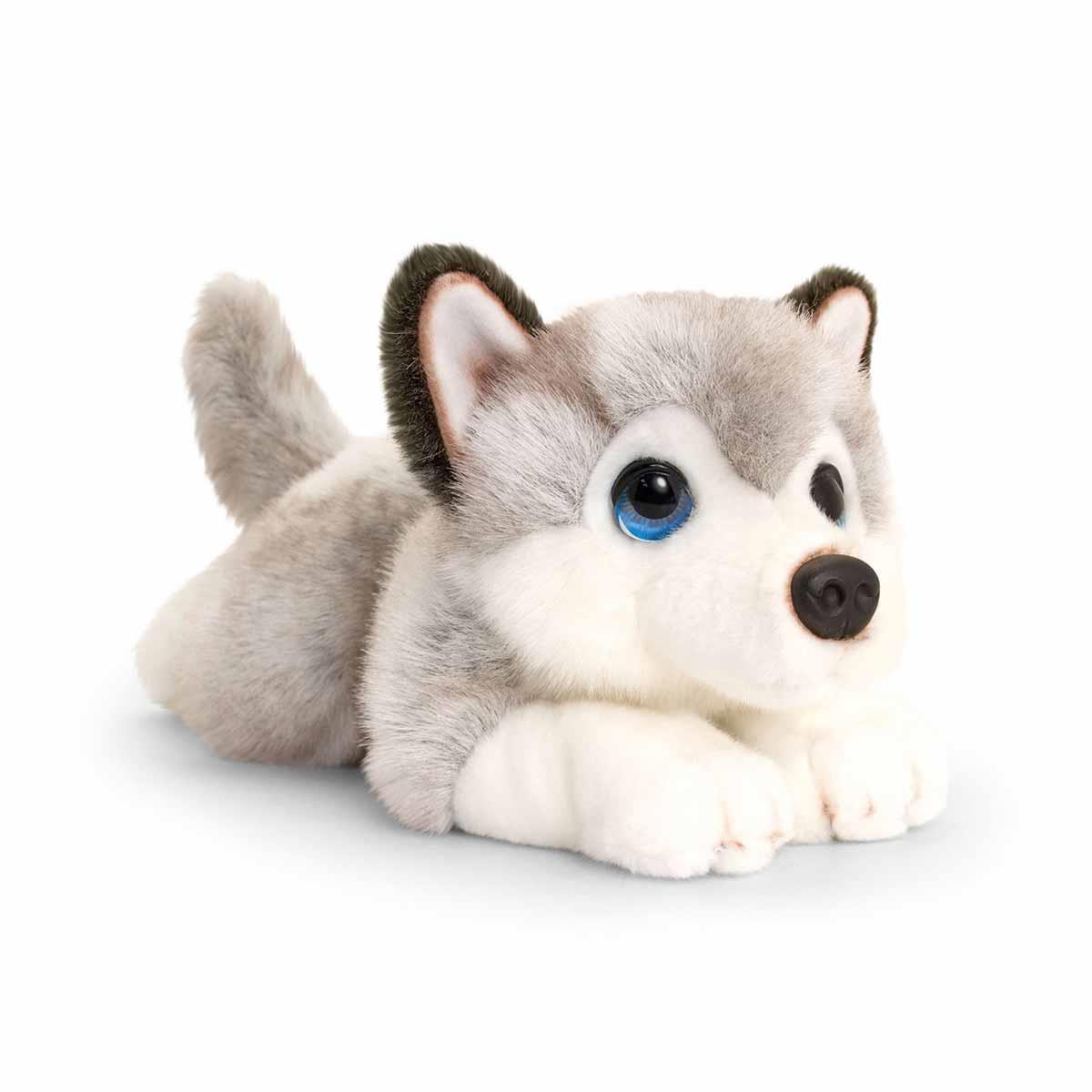 Peluş Hayvanlar, Sunman, Keel Toys Husky Köpek Peluş 32 cm.