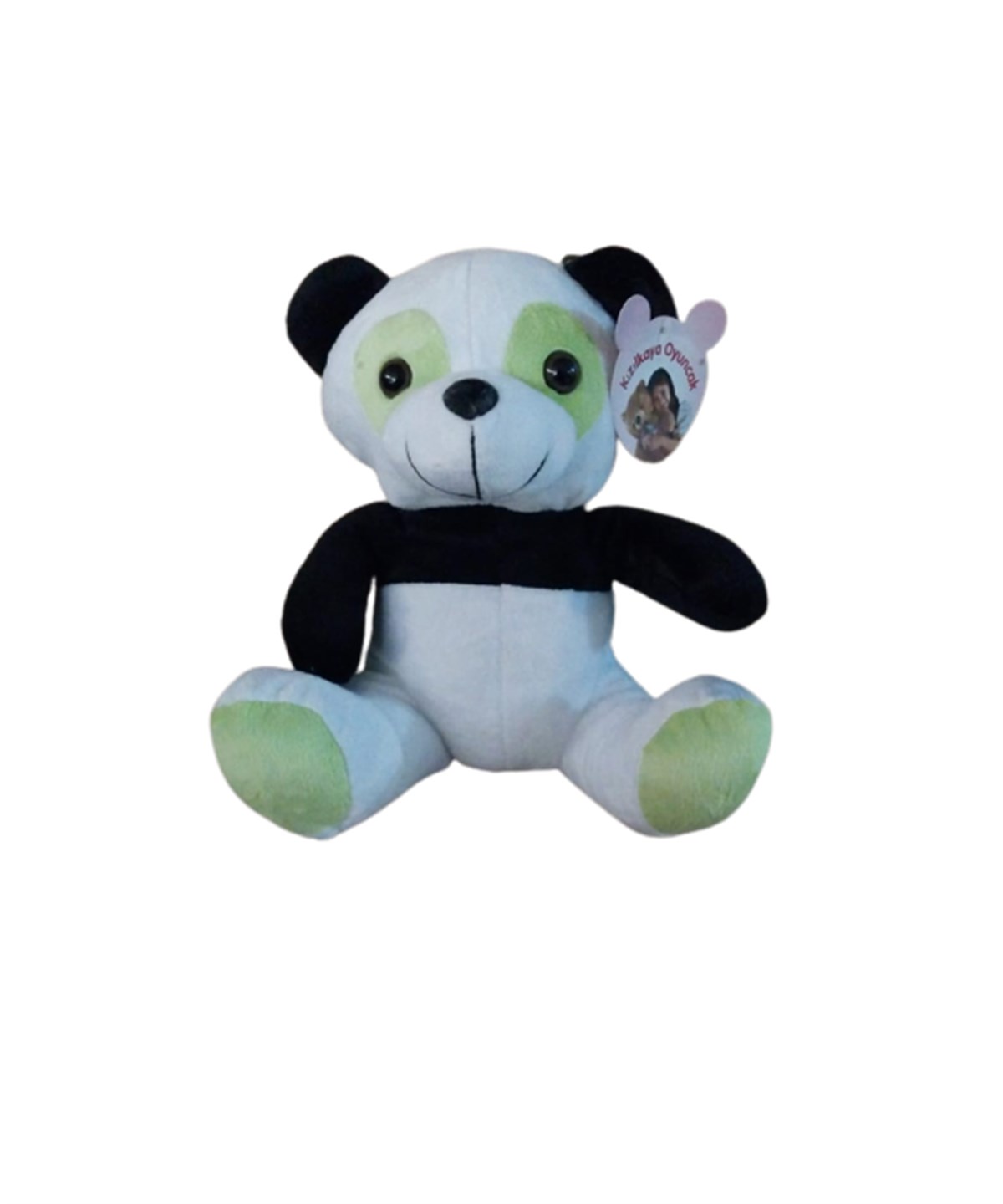 Peluş Hayvanlar, OSMAN KIZILKAYA, KZL Peluş Panda 25 cm 81169 Yeşil