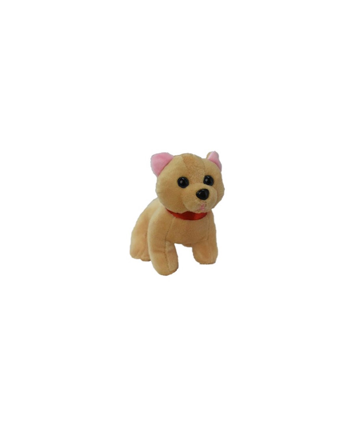 Peluş Hayvanlar, OSMAN KIZILKAYA, KZL Sesli Peluş Kedi 15 cm 90581 Kahverengi
