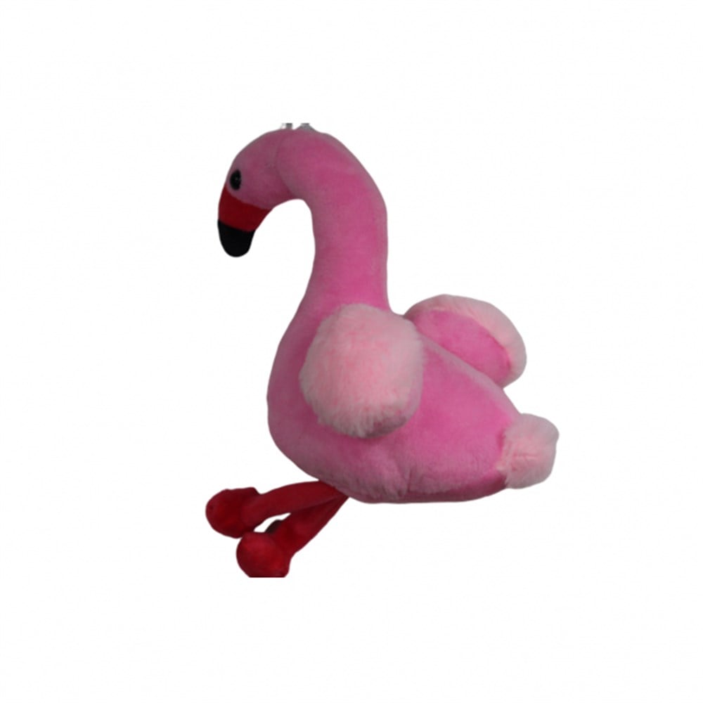 Peluş Hayvanlar, Can Oyuncak, Peluş Pembe Flamingo Askılı 30cm