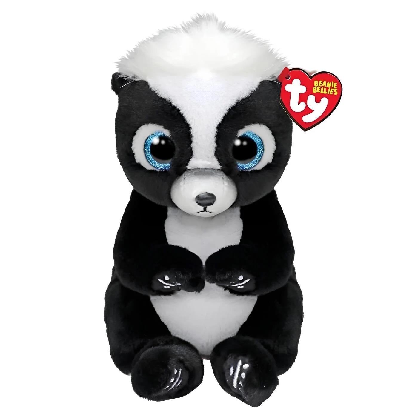 Peluş Hayvanlar, TY, TY Beanie Boos Rukus Siyah Beyaz Kokarca 15 Cm