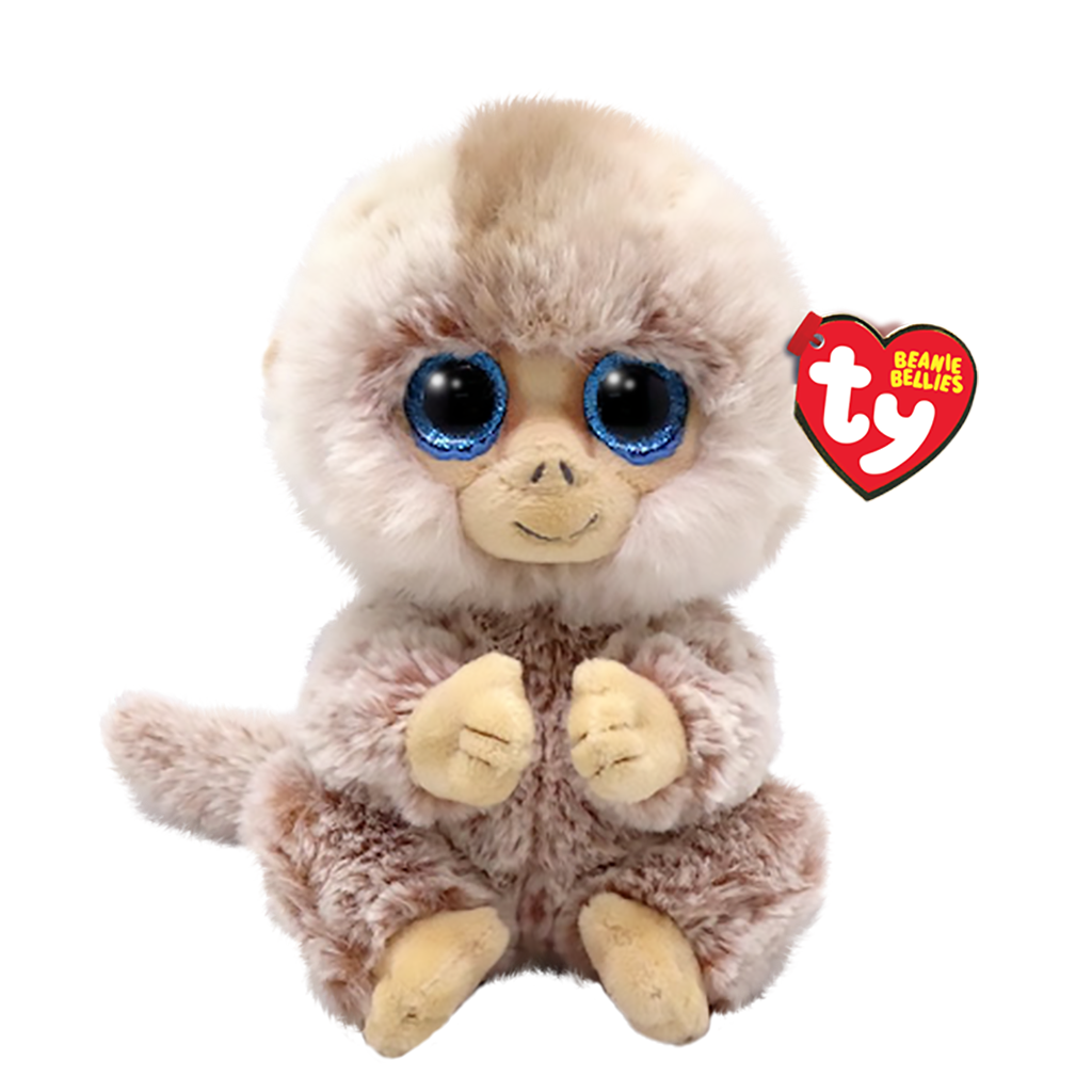 Peluş Hayvanlar, TY, Ty Stubby Maymun Beanie Boo Peluş 15 Cm