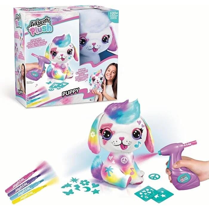 Peluş Karakterler, MEGA OYUNCAK, Mega Style Airbrush Plush Peluş Puppy