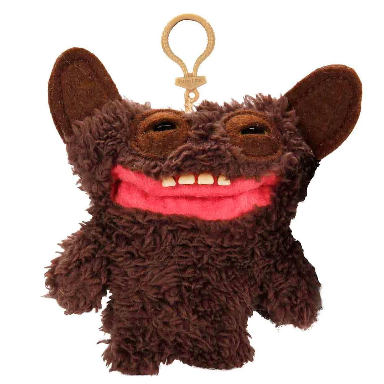 Peluşlar, Sunman, Fuggler Pelüş Anahtarlık S3 7-Kahverengi Grin Grin