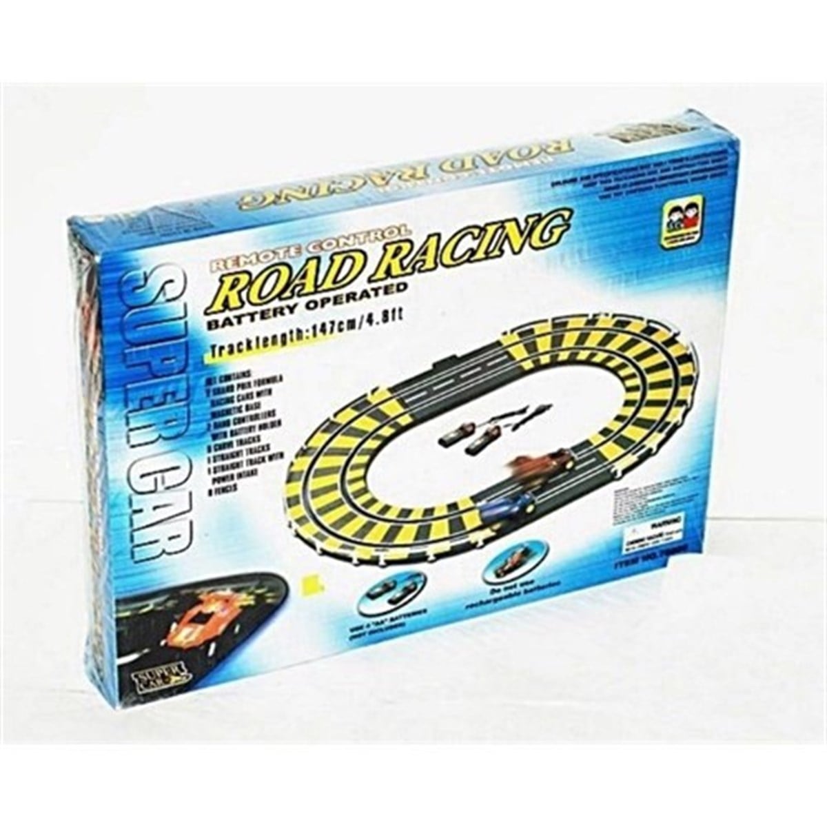 Pilli Araba Yarış Seti - Road Racing