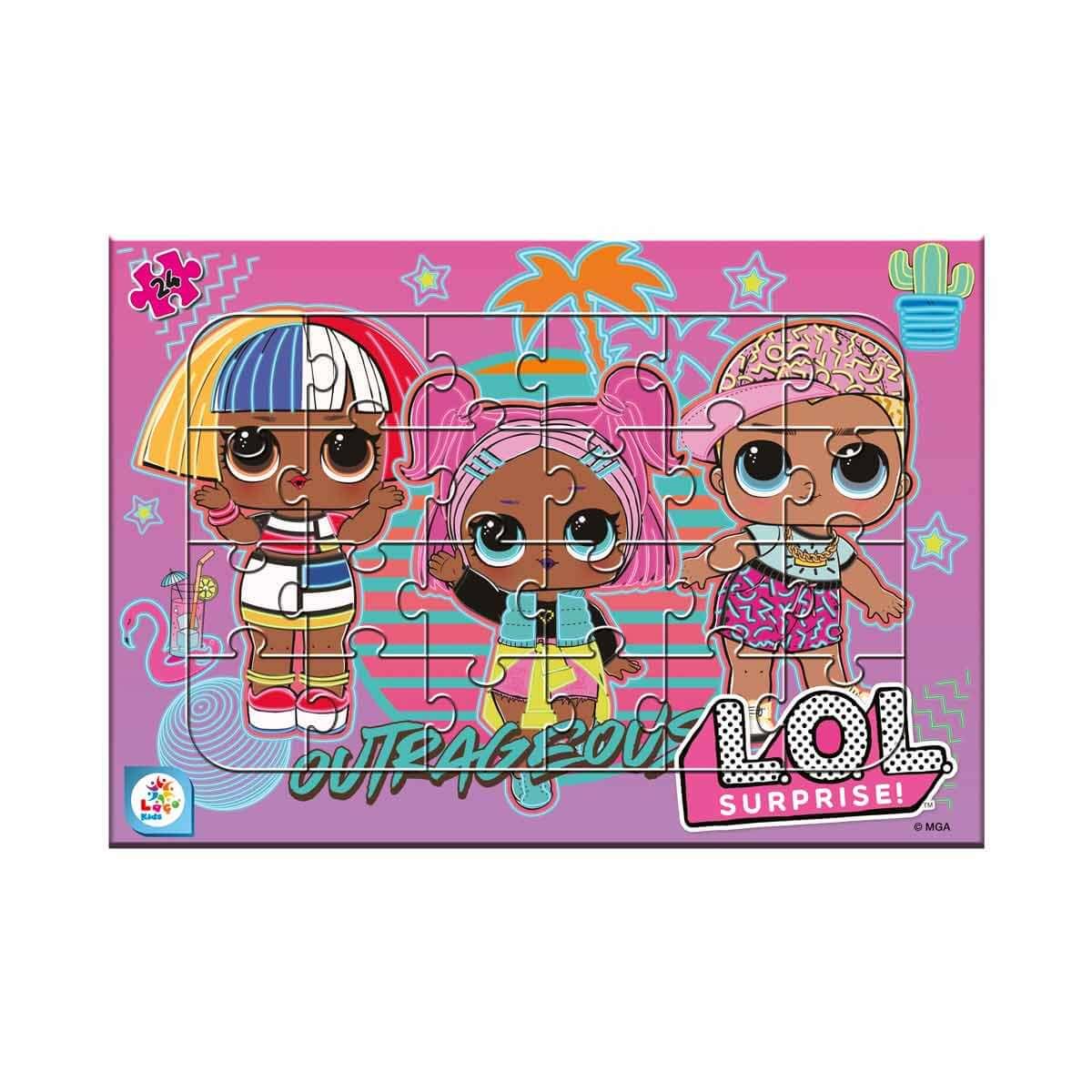 Puzzle ve Yapboz, Laço Kids, Laço Kids Frame LOL Surprise Puzzle 24 Parça LOL7595