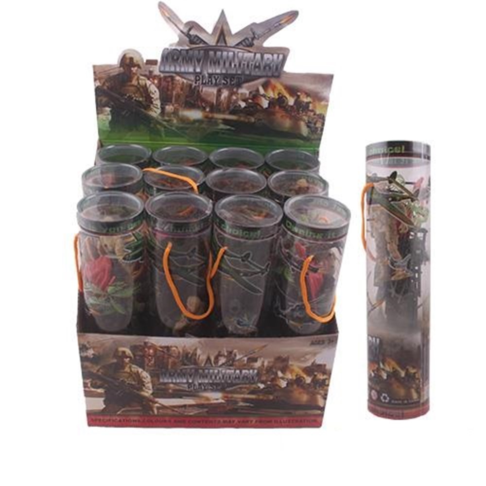 PVC Kutuda Asker Seti 12 Parça