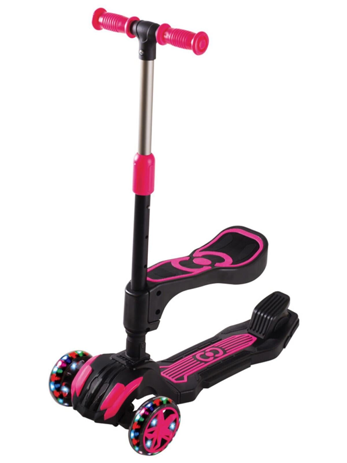 Scooter ve Kaykay, Furkan Toys, Cool Wheels Combo Oturaklı Scooter Pembe FR59564