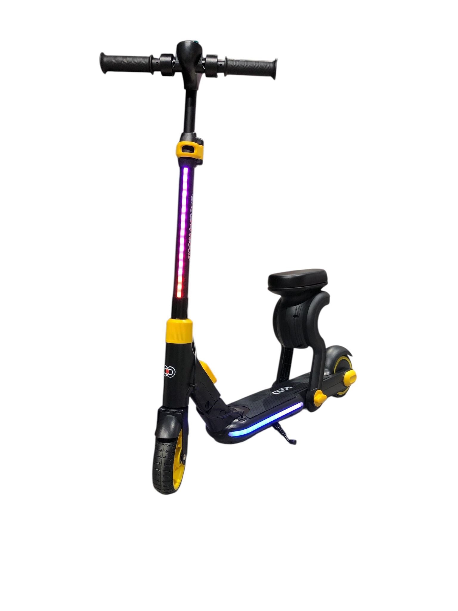 Scooter ve Kaykay, Furkan Toys, Cool Wheels S-Click 24 V Elektrikli Oturaklı Scooter Sarı