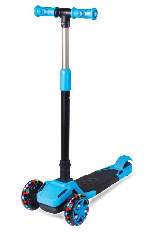 Scooter ve Kaykay, Furkan Toys, Cool Wheels Tulpar Işıklı Katlanır Scooter Mavi FR59359