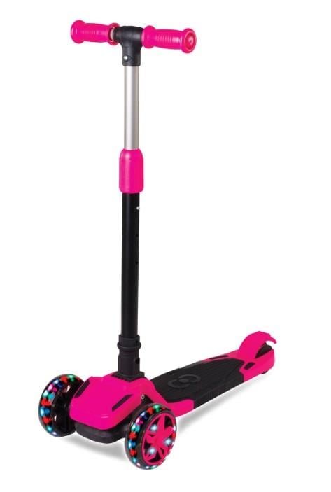 Scooter ve Kaykay, Furkan Toys, Cool Wheels Tulpar Işıklı Katlanır Scooter Pembe FR59342