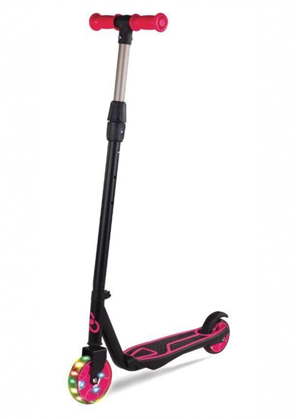 Scooter ve Kaykay, Furkan Toys, Işıklı Scooter Yükseklik Ayarlı Çocuk Scooter Pembe