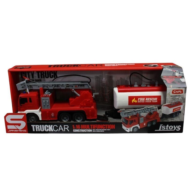 Sesli Işıklı Araçlar, Ceren, CTOY 1:16 Işıklı ve Sesli Su Fışkırtma Tankerli İtfaiye Arabası