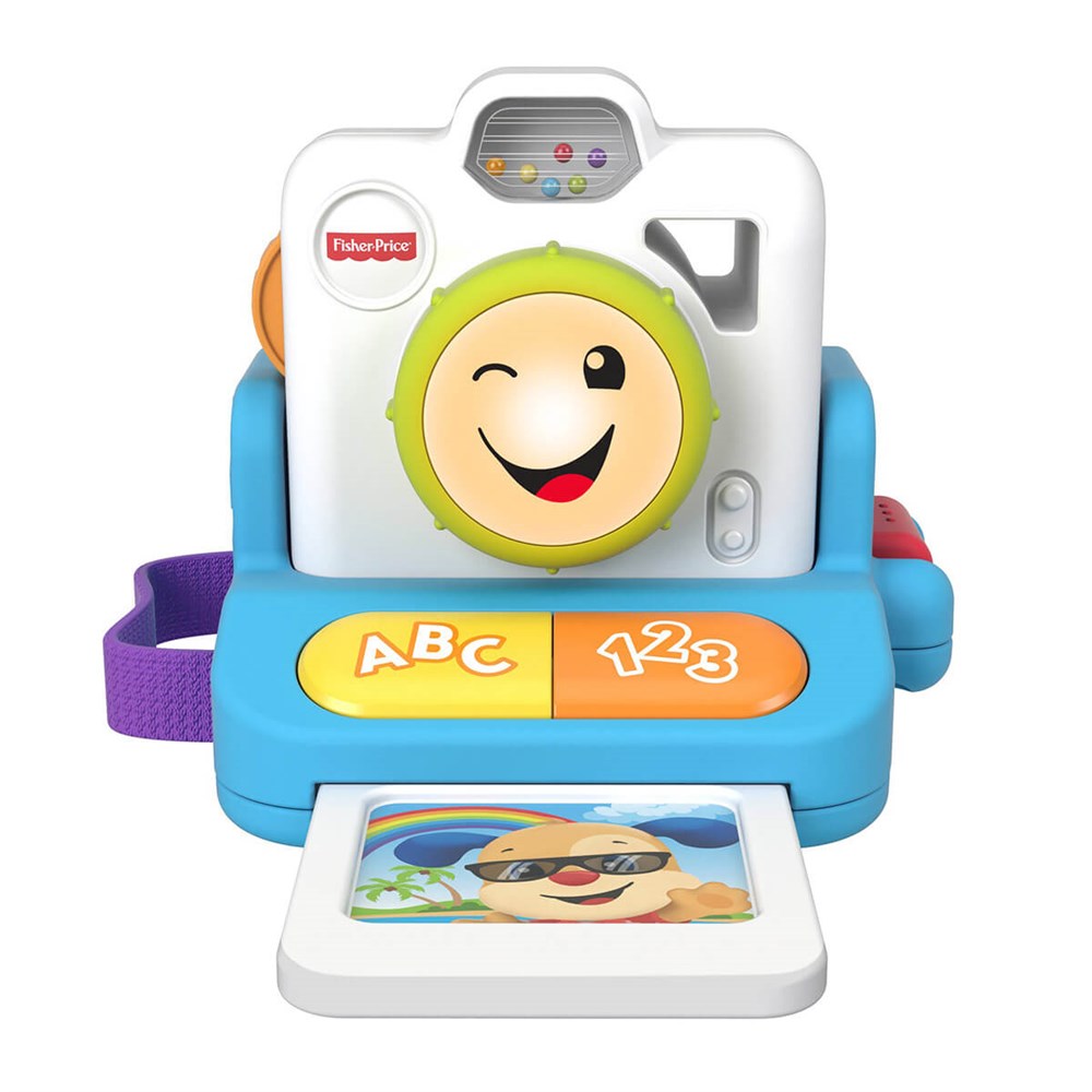 Sesli Işıklı Oyuncaklar, Fisher Price, Fisher Price Eğlen & Öğren Fotoğraf Makinesi Türkçe GRW46