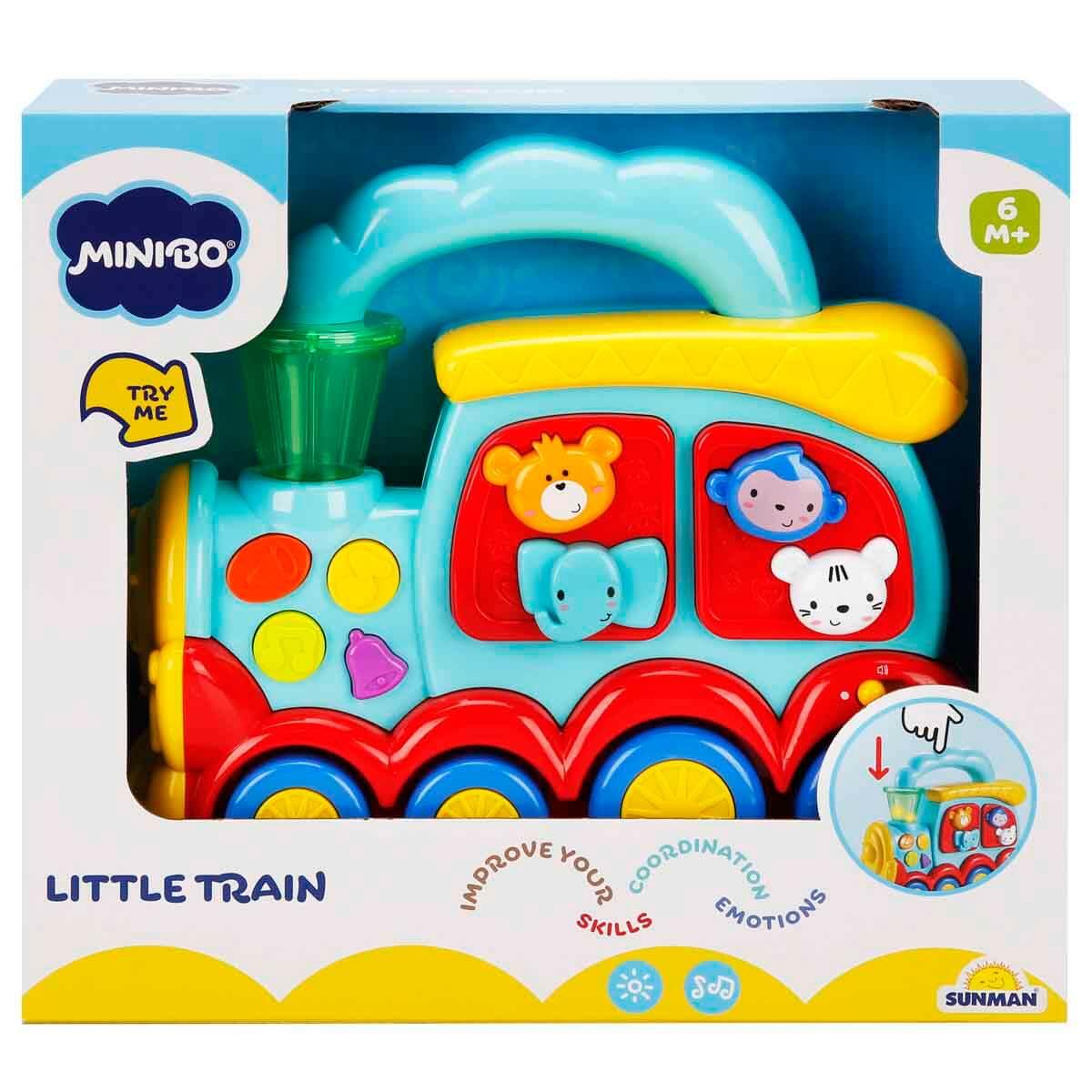Sesli Işıklı Oyuncaklar, Sunman, Minibo Sesli ve Işıklı Küçük Tren