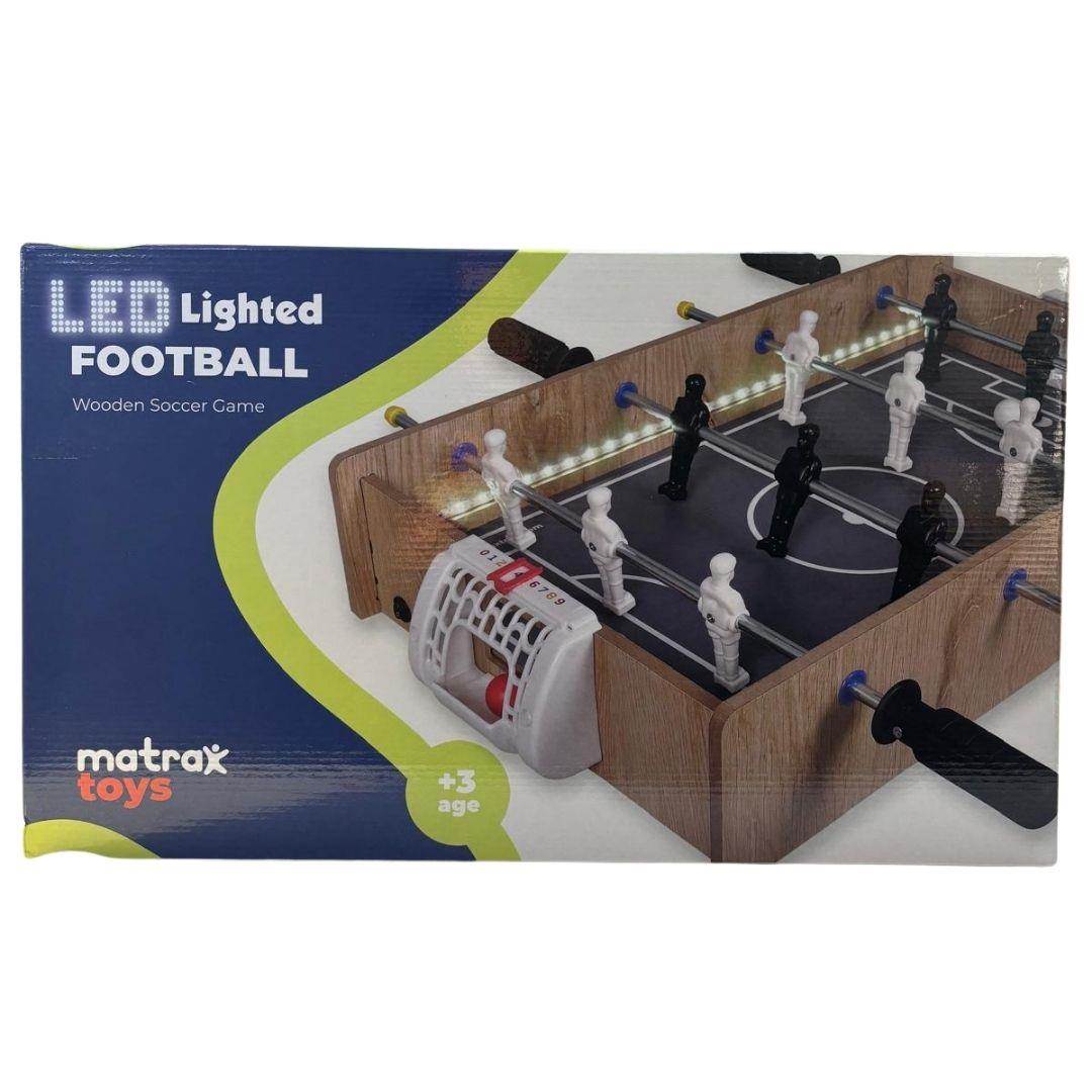 Spor Oyuncakları, MATRAX, Matrax Ledli Ahşap Masa Maçı Oynu