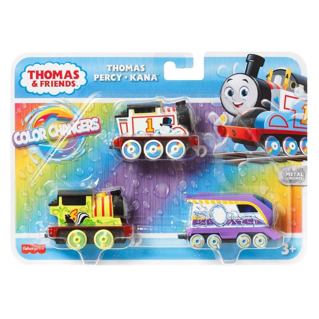 Tren ve Garaj Setleri, Mattel, Thomas ve Arkadaşları Renk Değiştiren 3'lü Küçük Trenler HNP82