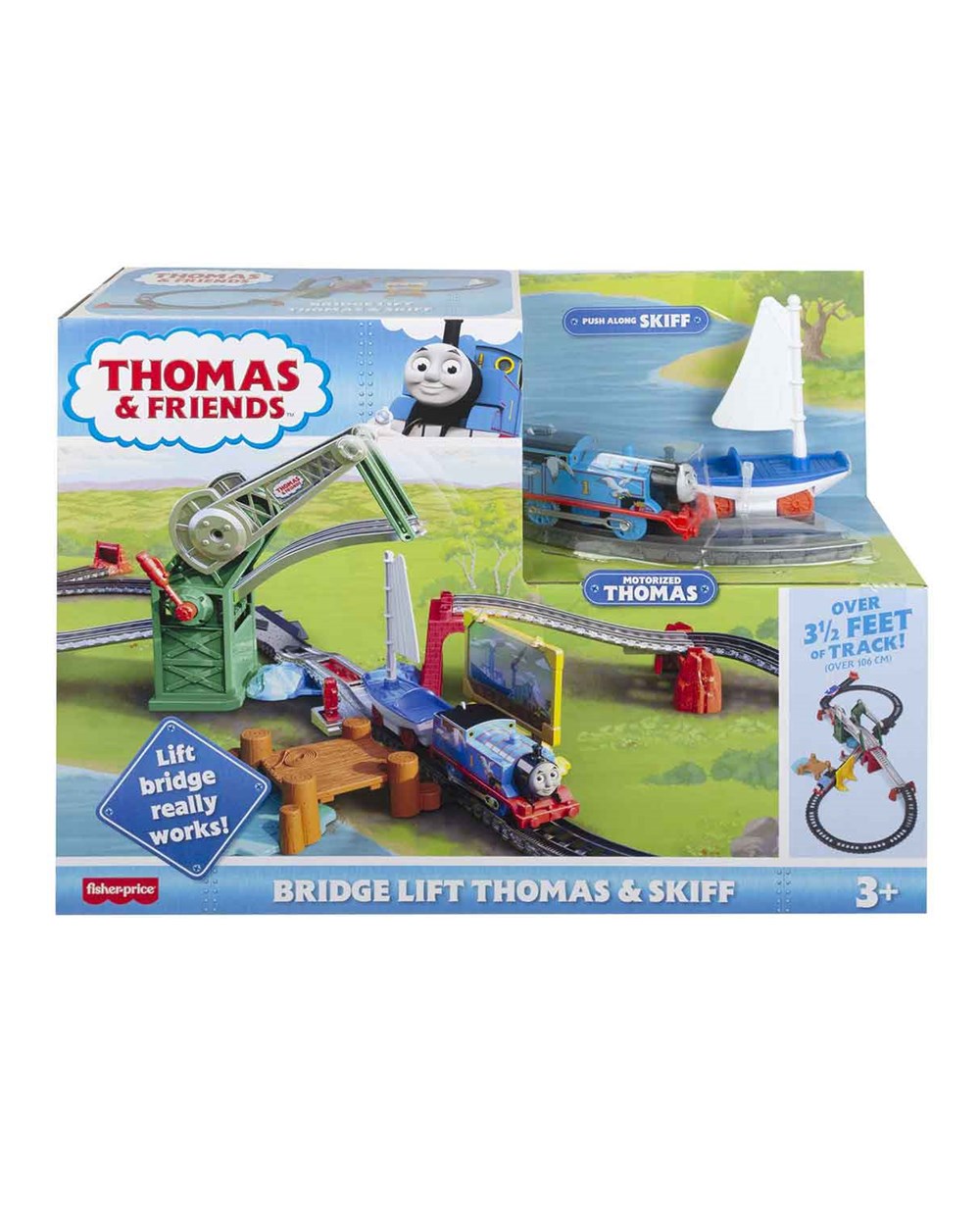 Tren ve Garaj Setleri, Thomas ve Arkadaşları, Thomas ve Arkadaşları - Thomas ve Skiff Açılır Köprü Macerası (Motorlu Trenli) GWX09