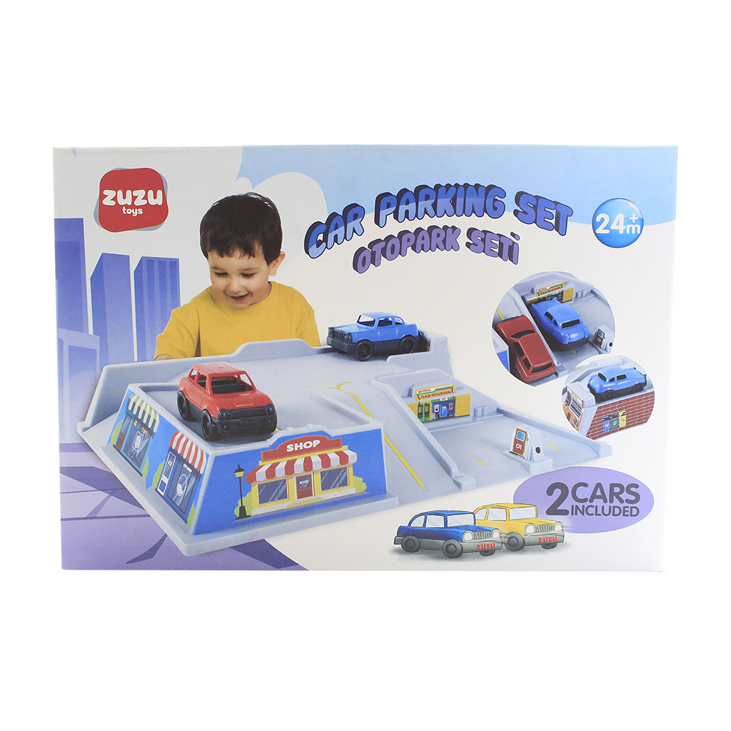 Tren ve Garaj Setleri, ZUZU TOYS, Zuzu Toys Arabalı Otopark Seti