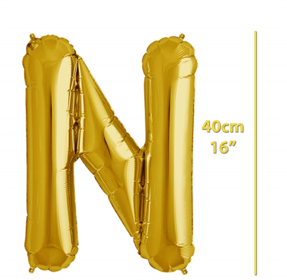 Folyo Harf N Gold Balon 40cm ( 16 inç )16