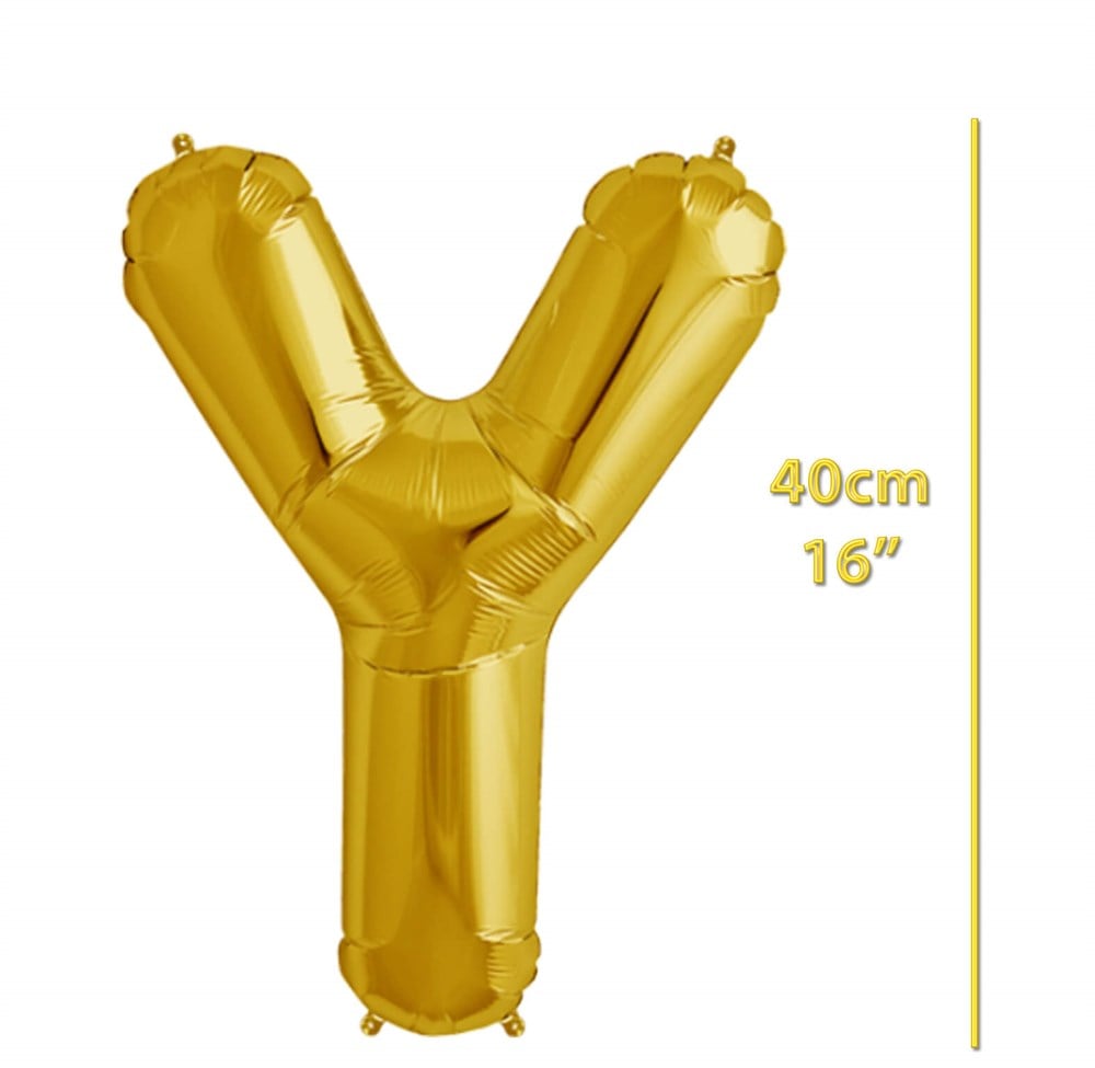 Folyo Harf Y Gold Balon 40cm ( 16 inç )16