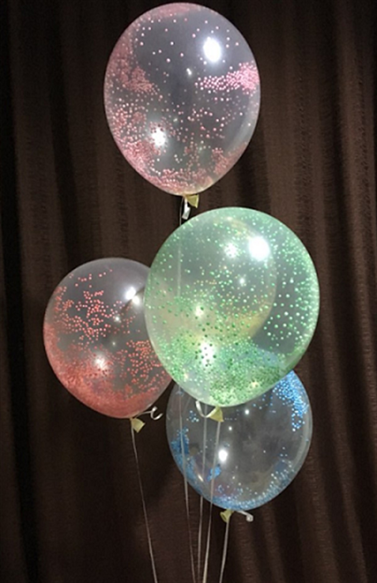 30cm Latex Balon Şeffaf Köpüklü