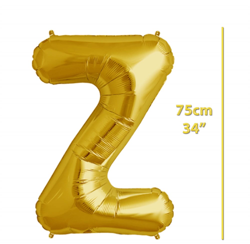 Folyo Harf Z Gold Balon 75cm ( 34 inç )34