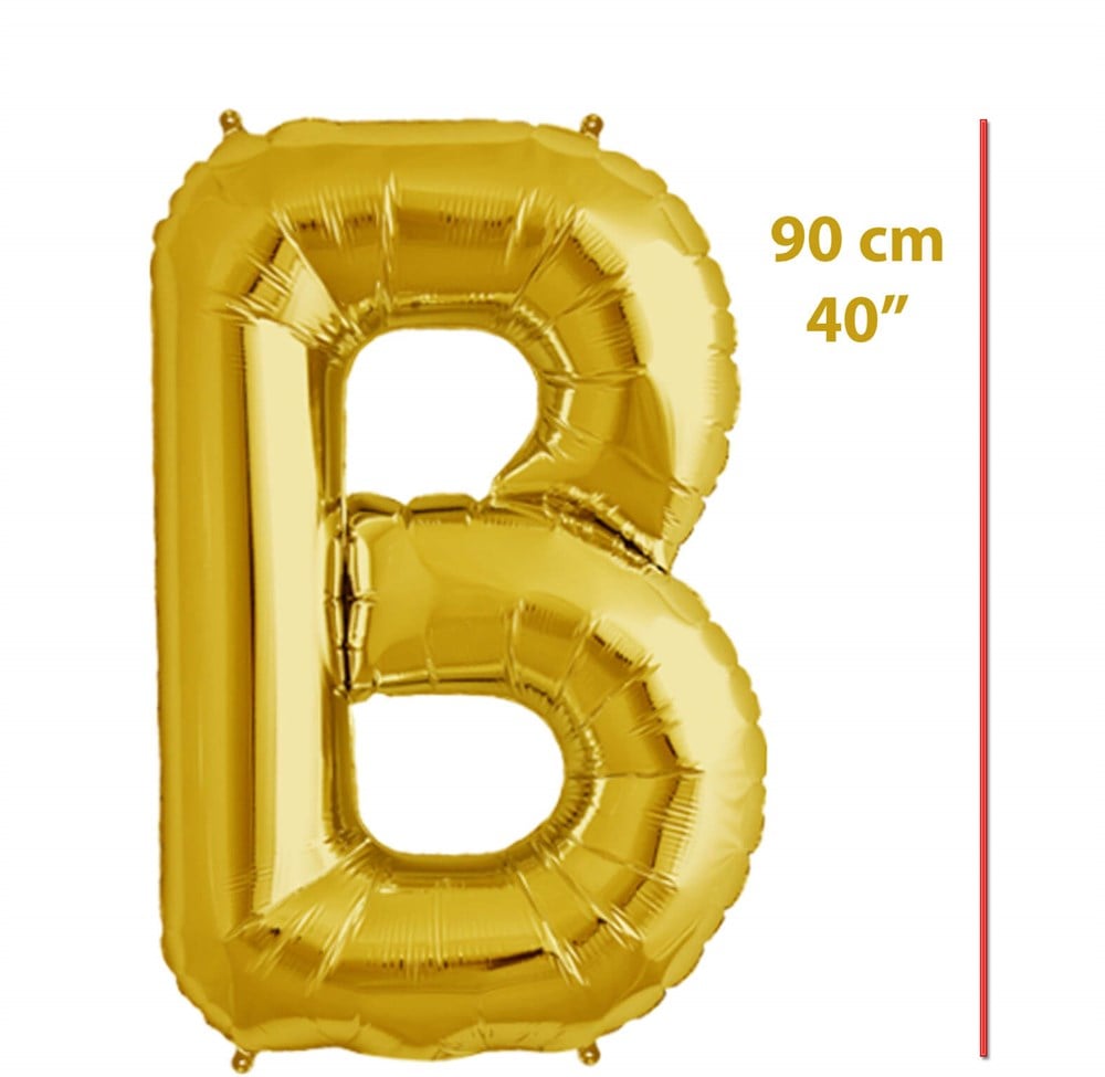 Folyo Harf B Gold Balon 90cm ( 40 inç )40