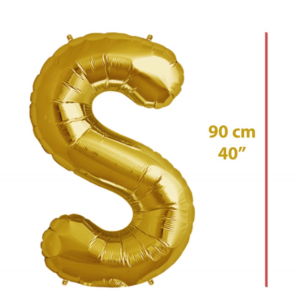 Folyo Harf S Gold Balon 90cm ( 40 inç )40