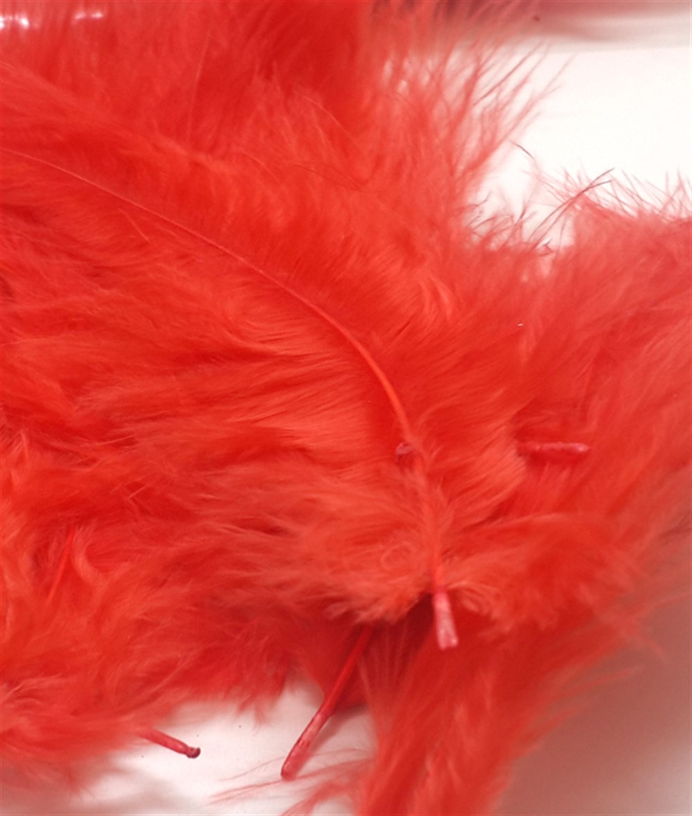 Şeffaf Balon İçine Renkli Yapay Kırmızı Kuş TüyüBalon Aksesuarları