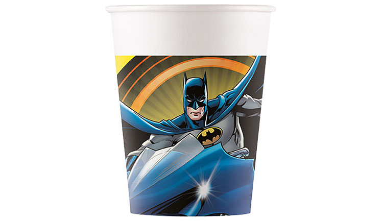 Lisanslı BardaklarBatman Temalı Plastik Bardak 200 Cc 8 AdetBALONEVİ