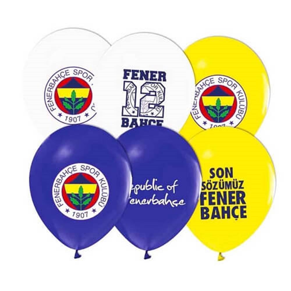 Lisanslı Baskılı Latex BalonlarFenerbahçe Temalı Lisanslı Balon 10 'lu PaketBALONEVİ